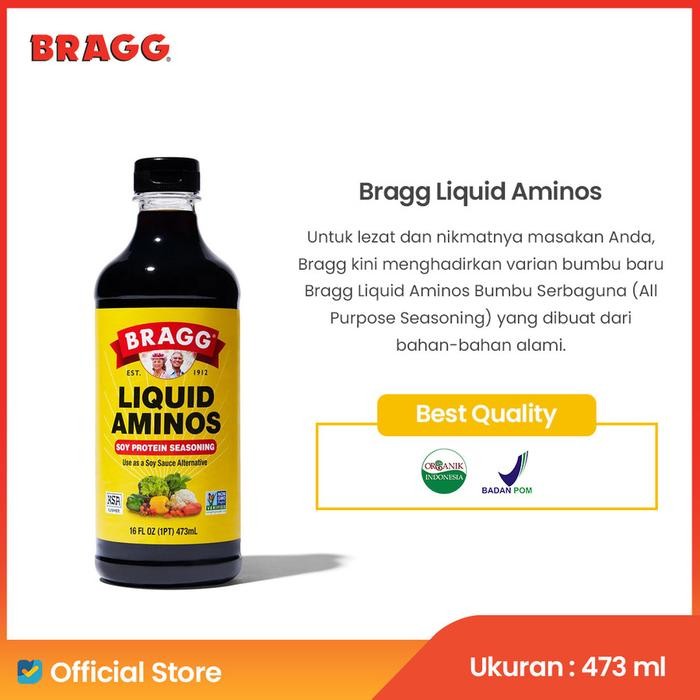 

DISKON Bragg Liquid Aminos Bumbu Serbaguna 473 ml READY STOCK