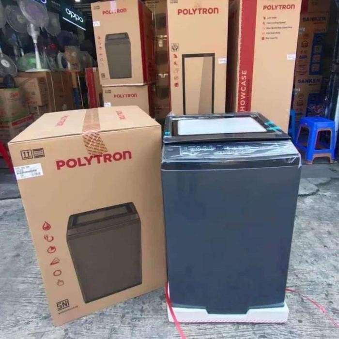MESIN CUCI 1 TABUNG OTOMATIS 8KG POLYTRON PAW-8029