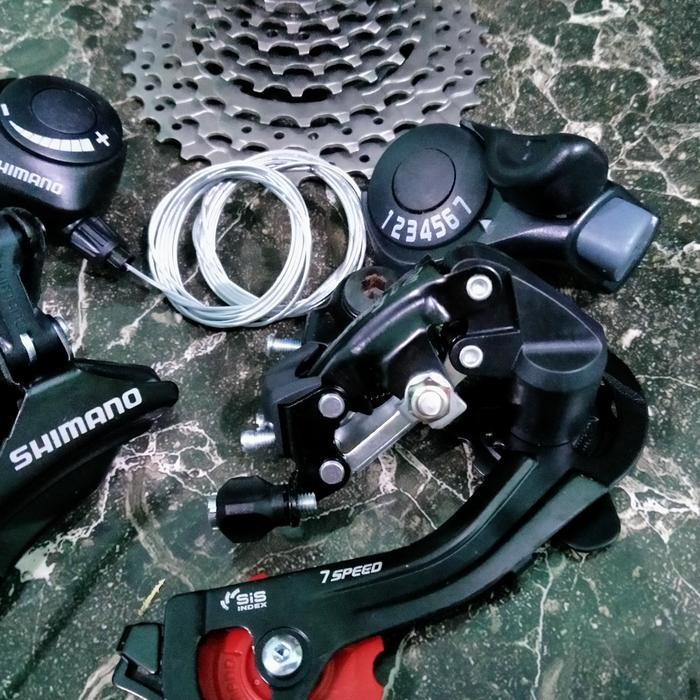 Groupset grupset Shimano Tourney TZ 3 X 7 Speed MTB RB Minion Seli