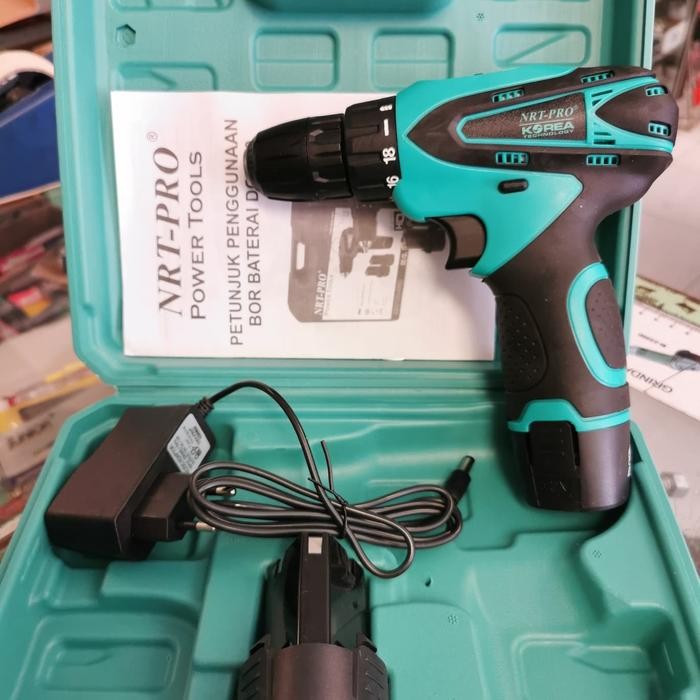 Mesin Bor Cordless 10Mm Dc 330 Hd Nrt Pro