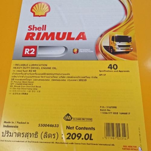 OLI SHELL RIMULA R2 40 / 209 LITER