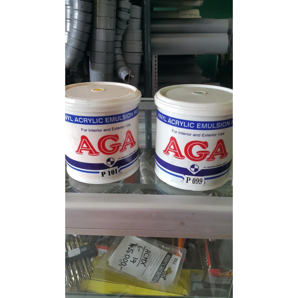 

NEW PRODUK CAT DEKORASI AGA 1KG. WARNA STANDART MAWAR-89