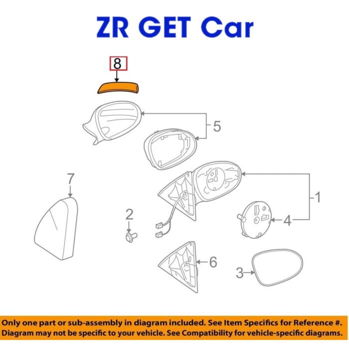 Led Sen Sein Corner Lamp Spion Mercedes Benz W211 W219 W221 Lh Kiri
