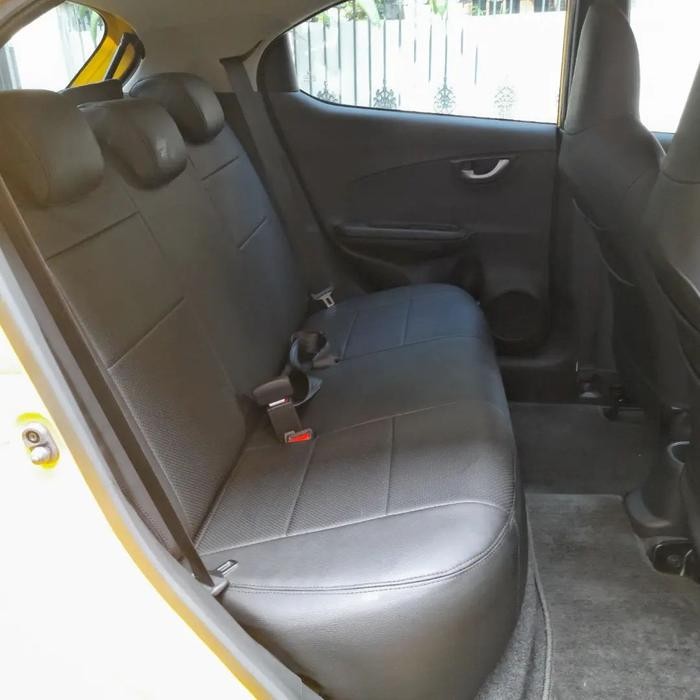 Sarung Cover Jok Mobil All New Brio Satya 2019-2022 Hitam Oscar