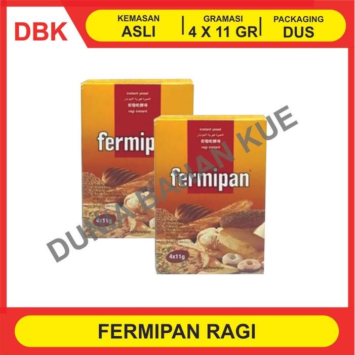 

Pilihan- Fermipan / Ragi Instant / Instant Yeast Dus 4 Sachet X 11 Gr