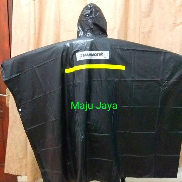 Pilihan- Grosir Jas Hujan Black Mammoth Ponco
