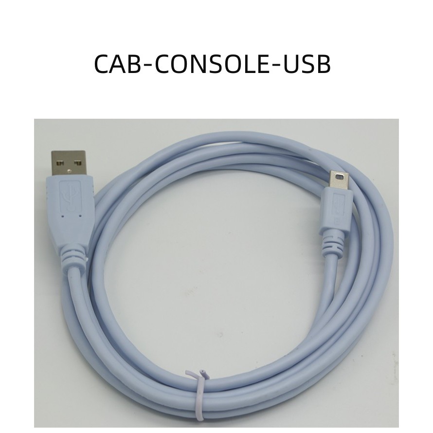 NEW CAB-CONSOLE-USB= Console Cable 6 ft with USB Type A and mini-B for CISCO Routers and Switches WS