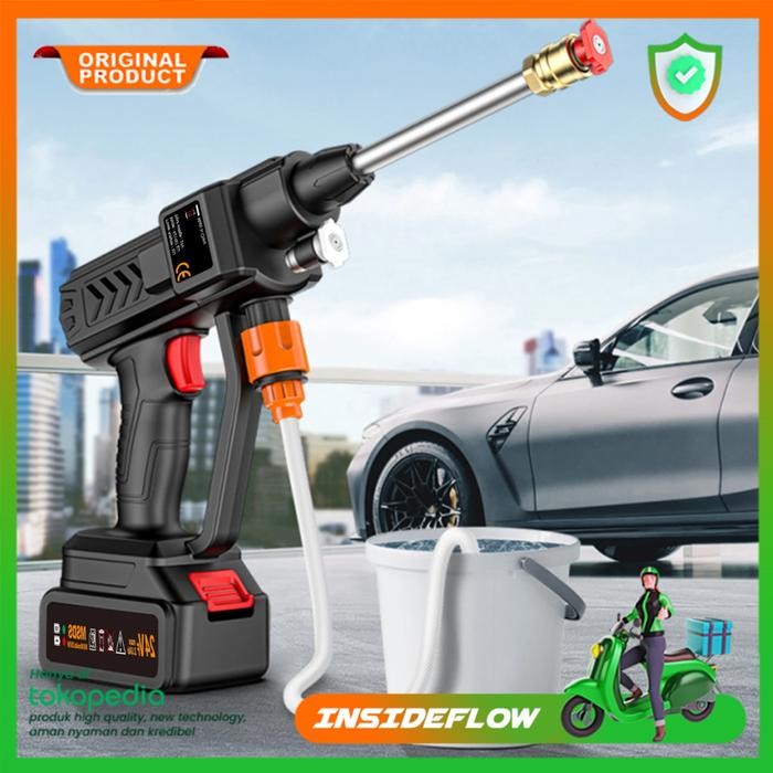 Semprotan Air Taman Cuci Mobil Motor Sprayer Hama Tanaman High Pressure Portable Otomatis