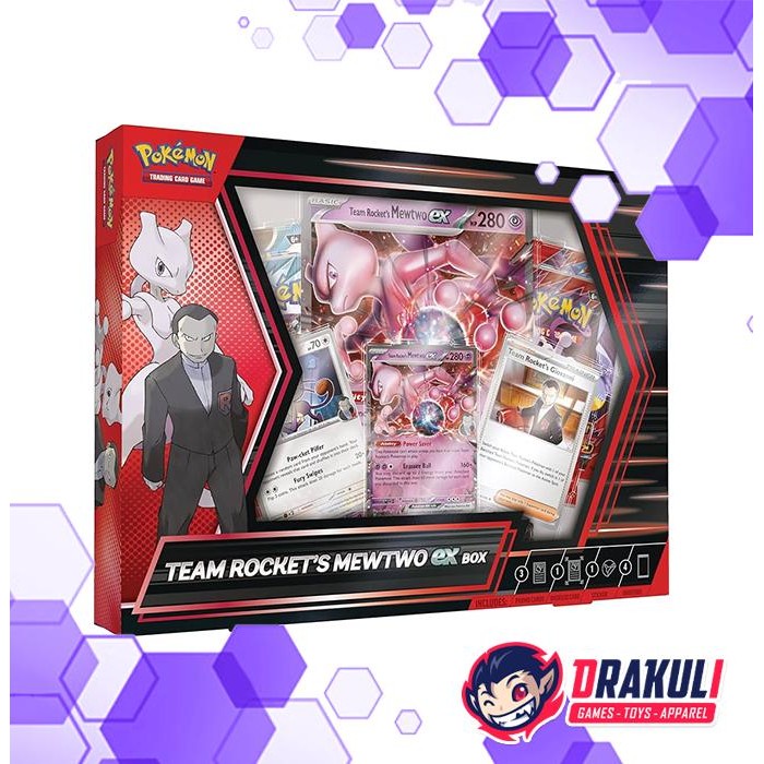 TCG Pokemon Team Rocket's Mewtwo Ex Box