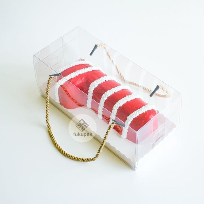 

Box Mika Tali 25x12 (20pcs) Kotak Picnic Roll Cake Bolu Gulung Lapis