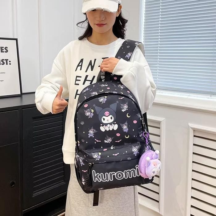 

Minoki - Tas Ransel Anak SD SMP Karakter Kuromi My Melody Pochacco Hello Kitty Pom Purin/Tas Ransel