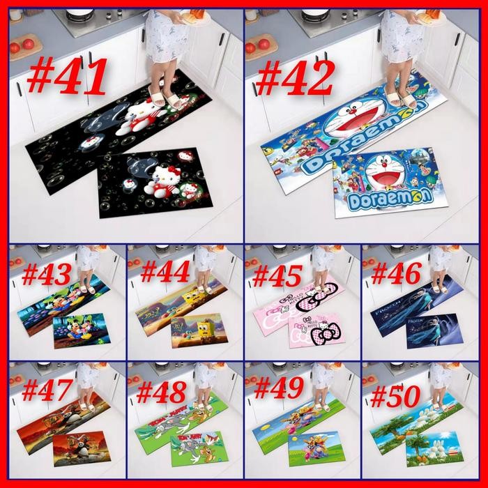 KESET DAPUR 2 IN 1 KESET DAPUR PANJANG ANTI SLIP KESET DAPUR KAKI