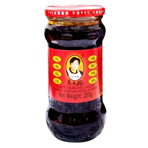 

S07943 LAOGANMA BLACK BEAN CHILI SAUCE BUMBU PENYEDAP IMP 280GR MAJU BERSAMA (20250915)