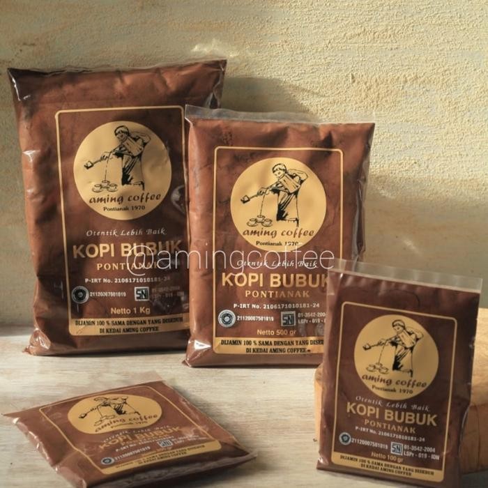 

ASLI Kopi Bubuk Aming Coffee Diminum Oleh Presiden Jokowi READY STOCK