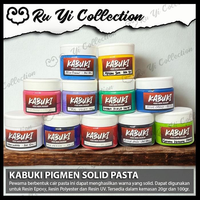 

Khusus Gosend! Kabuki Pigmen Solid Pasta Untuk Pewarna Resin Epoxy