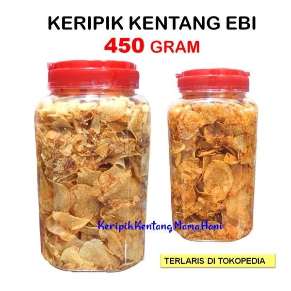 

Keripik Kentang Ebi Bawang Goreng 450 Gram Homemade Gurih