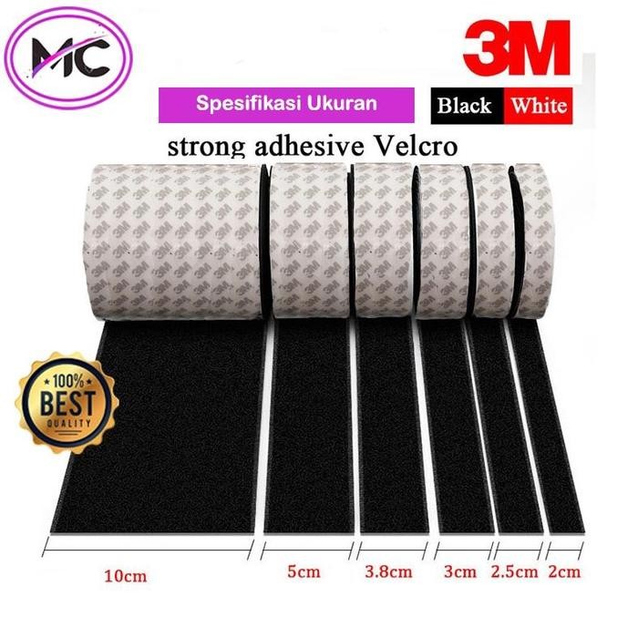 

Terlaris Velcro Perekat Velcro Tape Lakban Double Tape Hook and Loop Adhesive Perekat Serbaguna