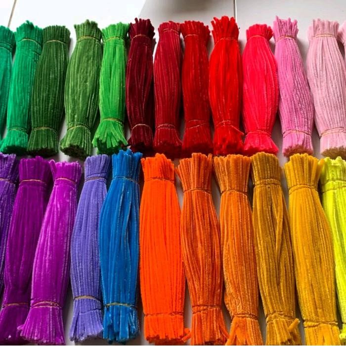 

New 50 pcs kawat bulu tebal/ pipe cleaner