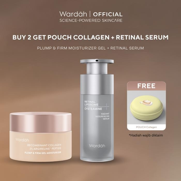 Pilihan- [Wardah Skinverse: Buy 2 Get 3 Free Pouch Collagen] Wardah Plump & Firm Recombinant