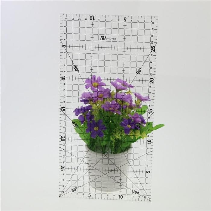 

OJ Penggaris Patchwork Ruler Quilting Tools High Grade Acrylic Material