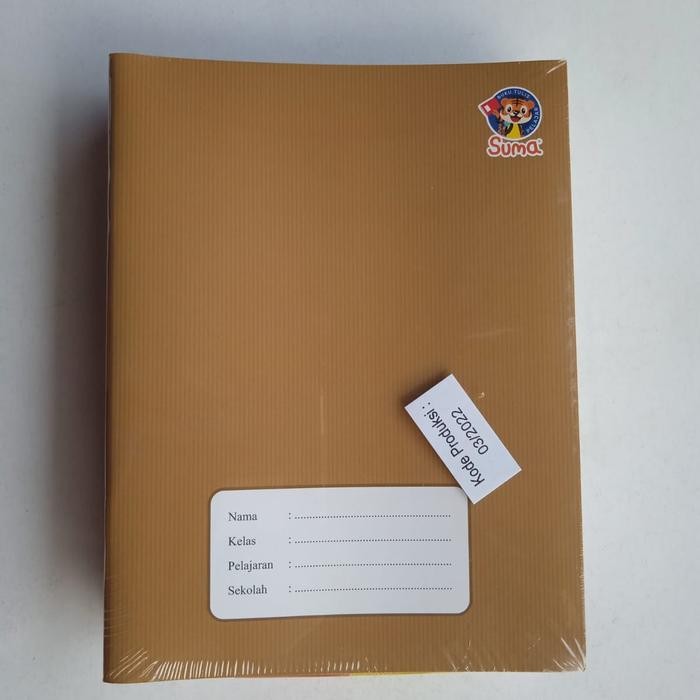 

New BUKU TULIS PENDEK SAMPUL COKLAT 38 LEMBAR 1 PAK ISI 10 BUKU