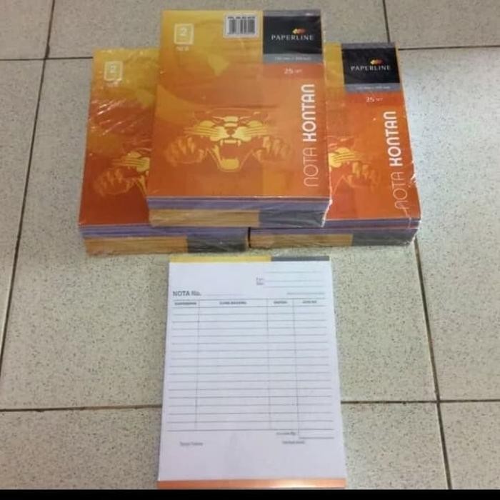 

New Buku nota kontan besar 2 Ply/harga per pcs/buah