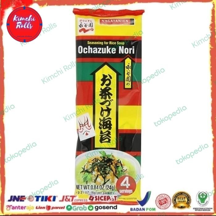 

Stok Baru Nagatanien Ochazuke Nori/Bumbu sup rasa teh hijau jepang 24 gr