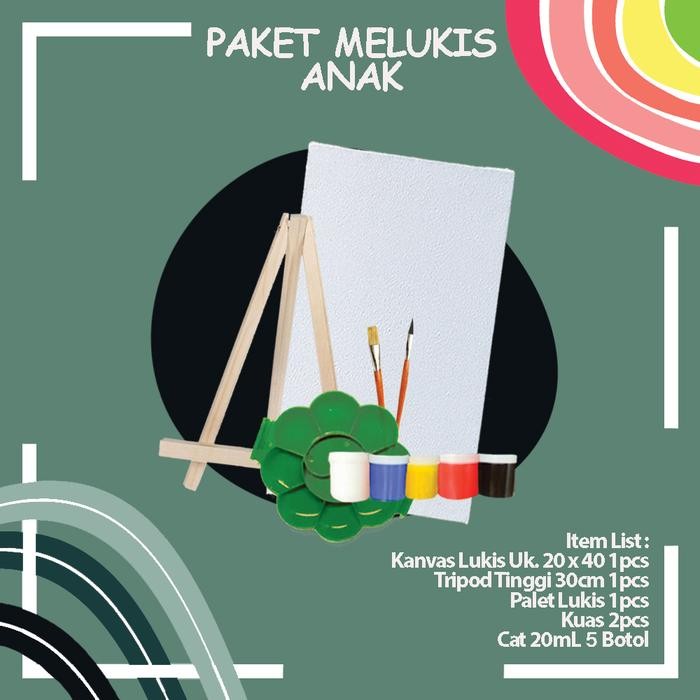 

Paket Melukis Kanvas Ukuran 20 X 40Cm + Tripod Komplit Berkualitas