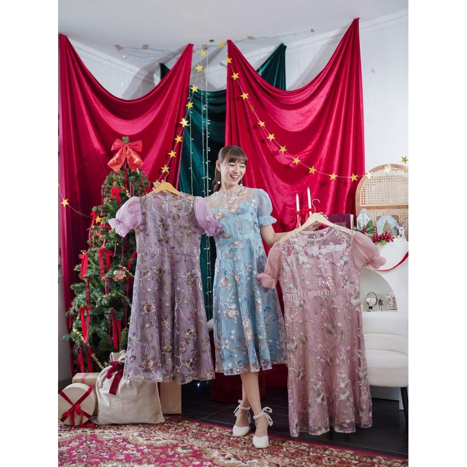 Pilihan- Miss Nomi - Alice Dress Vol.4 / Dress Brokat / Dress Pesta / Dress Tile / Dress