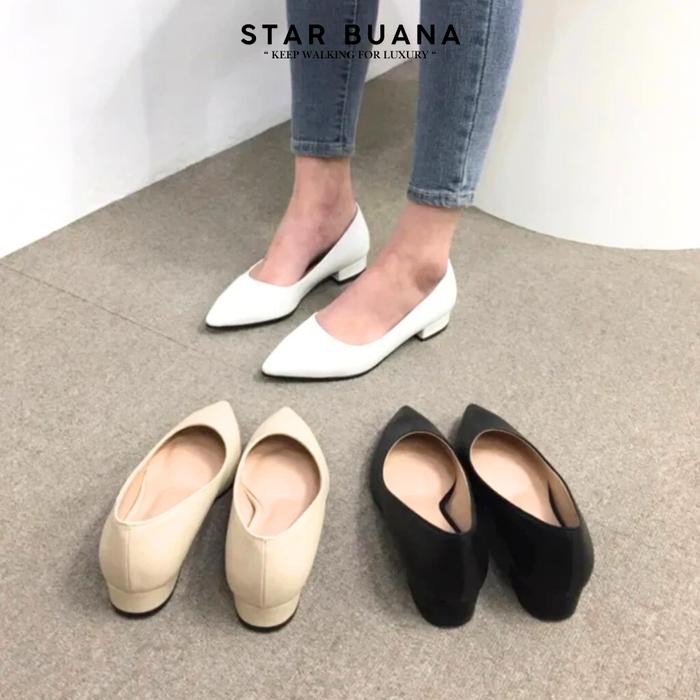 Donatello - Zeluna 3Cm Big Size 35-45 Pantofel Sepatu Wanita Heels