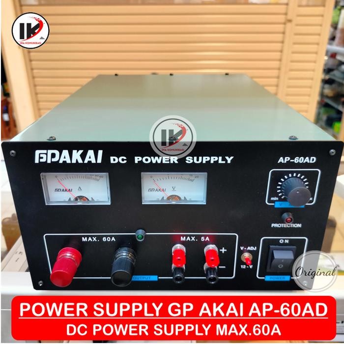 Menarik Power Supply Gp Akai Gp-60A Dc 60A Gp60A Dakai Gpakai Pakai Ps Gp-Akai Terlariss 