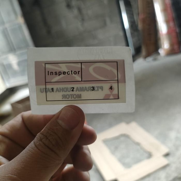 Stiker kaca OK canter original