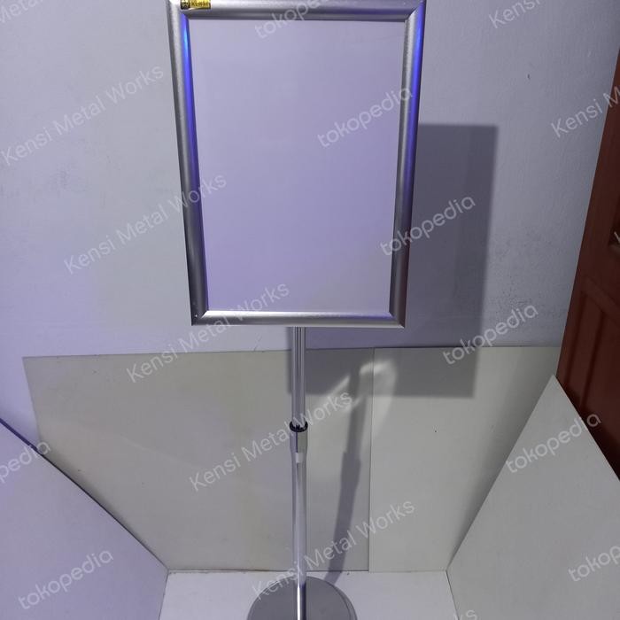 

Adjustable Standing Menu Frame Sign Poster Holder Display A3 A4 Stainless