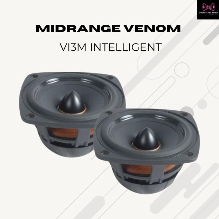 Ready Speaker Midrange Mobil Venom VI3M Intelligent - Suara Jernih - Midrange Speaker Mobil