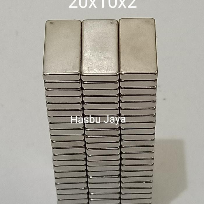 New Magnet Neodymium 20x10x2 / 20*10*2 / 20x10x2mm