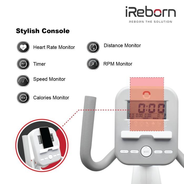 Sepeda Statis Kardio IReborn Torva Recumbent Bike