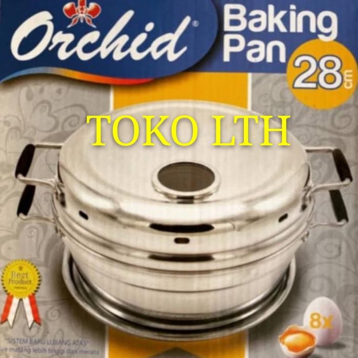 BAKING PAN / PANCI PEMANGGANG KUE 28 cm ORCHID