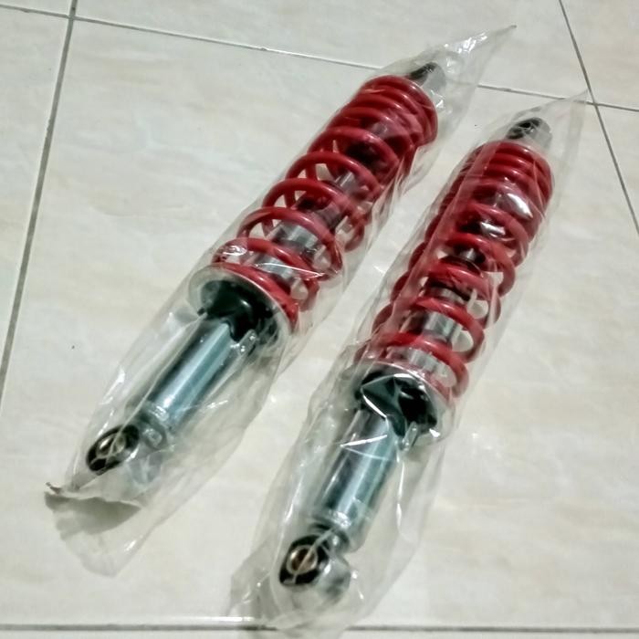 SHOCKBREAKER BELAKANG MOTOR HONDA UNIVERSAL BEBEK MERAH BRO RACING 340