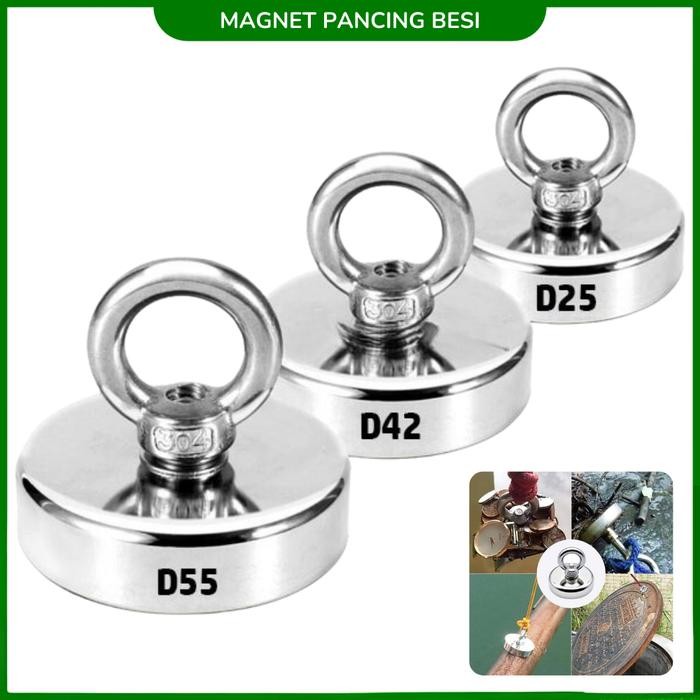 Sougayilang Fishing - Magnet Neodymium Magnet Pancing Besi Magnet Pengambil Besi