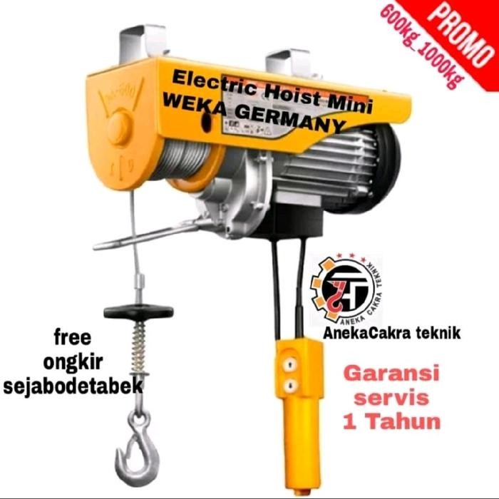 ELECTRIC HOIST PA800KG X 20 METER WEKA GERMANY