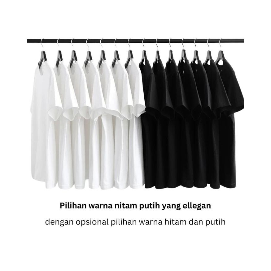 Fashion Kaos Paket 5 Pcs Kaos Polos / Kaos Polos Paket 5Pcs Bisa Cod