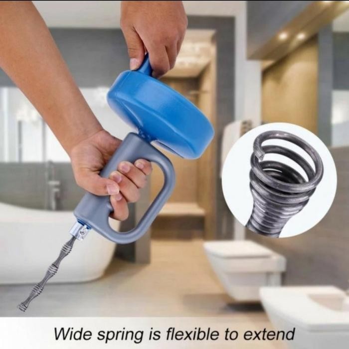 ALAT PEMBERSIH WASTAFEL PIPA MAMPET ANTI SUMBAT 10 METER PAIP CLEANER 1/4 PEMBERSIH PIPA 10 METER