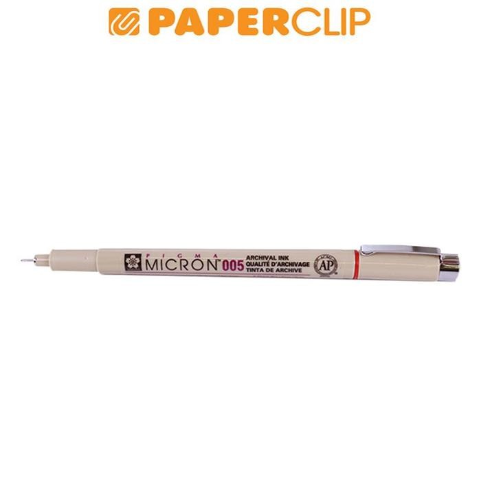 

BALLPOINT SAKURA PIGMA MICRON 005 RED