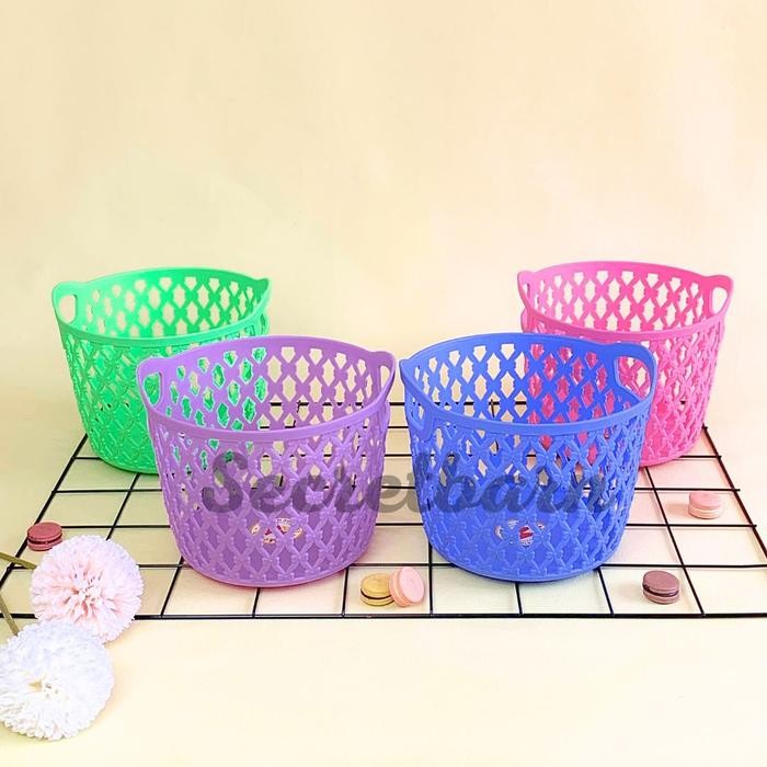 Keranjang BULAT Berkatan Keranjang Serbaguna Keranjang Hajatan Tempat Wadah Plastik Berkatan