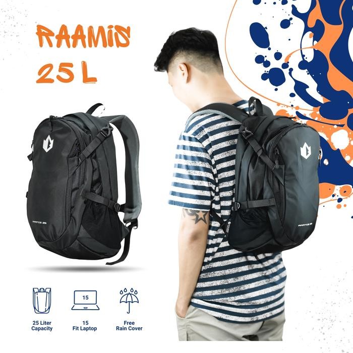 Avtech - Raamis Daypack 25 Liter Slot Laptop - Tas Ransel Outdoor - Tas Sekolah Pria