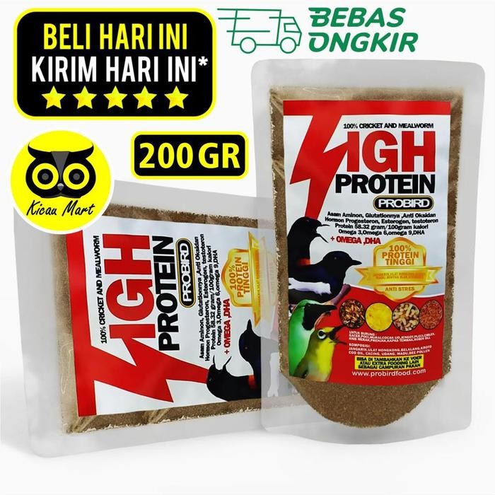 ces0- Pakan Makanan Burung Murai Kacer Pleci Pur Voer High Protein Probird