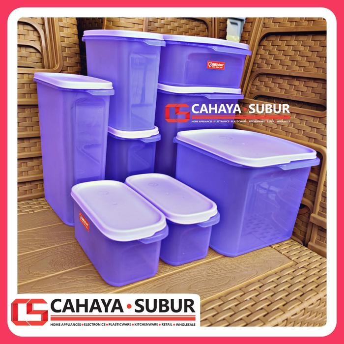 Toples Makanan Sealware Set Smart Storage 8pcs Like TUPPERWARE GBU