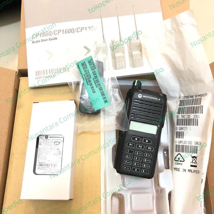 Ready Motorola Ht Cp 1660 350Mhz Frekuensi 350 - 390 Garansi 1 tahun