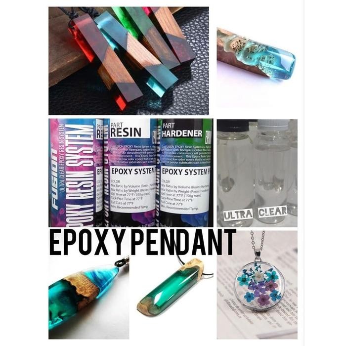 FUSION EPOXY KITSIZE 750GR ULTRA CLEAR / RESIN EPOXY BENING KERAS CARBON JORAN MEJA RESIN