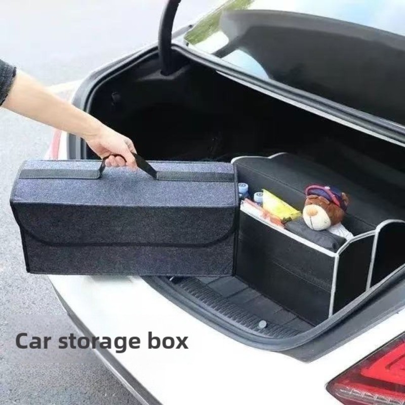 Trunk storage bag Storage bag Finishing box Felt storage bag Storage box Folding storage box